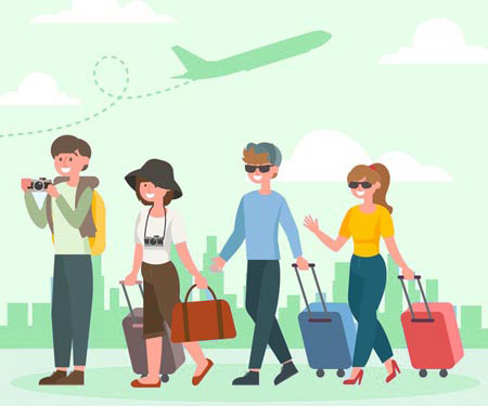 At the airport 4